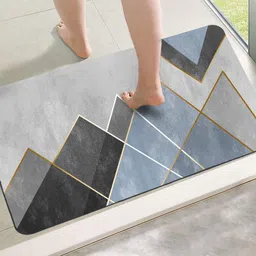 yellow weaves Rubber Bathroom Mat image 2