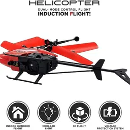 krishna enterprises KE-Exceed Induction 3D Flight dual mode Remote Control Toy Helicopter withLights image 3