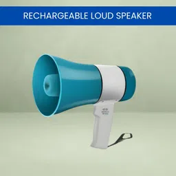 sacro King Bhopu with High Volume Speaker, Battery Backup and Recording FeatureE462 Handheld Megaphone and Rechargeable Siren Loudspeaker With USB/Memory CardL404 Outdoor PA System image 1