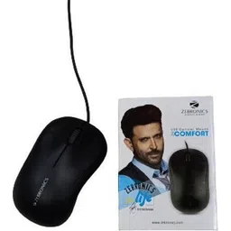 ZEBRONICS ZEB Comfort Wired Ambidextrous Optical Mouse image 4