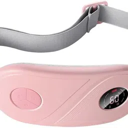 BELENZO Period Cramps Pain Relief Heating Massage Pad For Women with 3 Temp. & 3 Modes, Portable, Cordless Menstrual, Belly, Back and Stomach Pain Relief Heat Belt Massager image 2