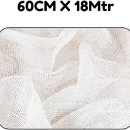 lifemed Premium Absorbent Gauze Cloth - Gauze Than - 60cm x 18mtrs, Pack of 1 Gauze Medical Dressing image 4