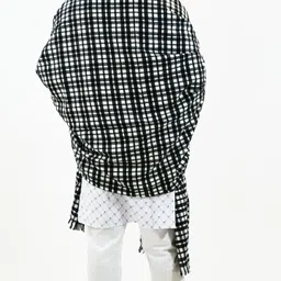 Vrinde Wool Checkered Men Shawl image 4
