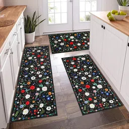 rrcrafts 51 cm X 150 Velvet Carpet image 1