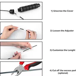 spike Heavy Skipping Jump Rope for Weight Loss, Fat Loss, Strength for Men and Women Weighted Skipping Rope image 5