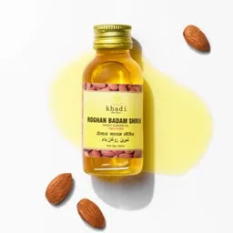 vagad's khadi Herbal Roghan Badam Shirin Oil (Sweet Almond Oil) Hair Oil image 3