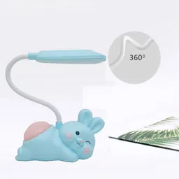 macvl5 Kids LED Rabbit Study Lamp with Night Light - Adorable Butt-shaped Design Study Lamp image 2