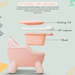 baybee Potty seat for baby kids with Anti-Urin Splash Guard, Portable Toilet Training Potty Seat image 3