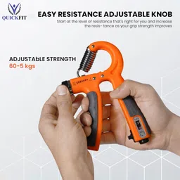 quick fit Combo Loop Band Set Of 3 Adjustable Hand Grip Strength & 1PC Count Hand Gripper Fitness Accessory Kit Kit image 4