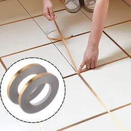 bloriza Single Sided marble decorative Gold sticker and Tile gap sealing Gold tape Manual Dispenser Floor Decorative Tape (Manual) image 2