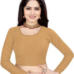 priyanka textiles Round Neck Women Blouse-picture-37