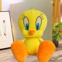 jr jack & rose Adorable Soft Stuffed Animal Tweety Plush Toy - 25 cm image 2