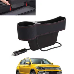 msnp Universal fit Black Seat Side Oragnizer With USB/High Storage For Car-261 Car Side Seat Catcher-picture-39