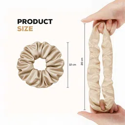 gixer Luxury Satin Scrunchies Gift for Women and Girls Random Colour Scrunchies Rubber Band image 3