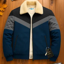 jammy & kammo Men Colorblock Bomber Jacket-picture-26