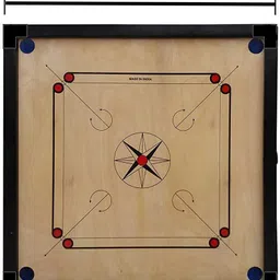 go hot sports Matte Finish Carrom Board for Professional Clubs 2 inch Border(SIZE-26 Inch Ply) 66.04 cm Carrom Board-picture-27