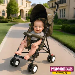 Jumbo Travel Buggy Stroller Pram for 0-3 Years,Safety Harness ,360° Swivel Wheel-image-45