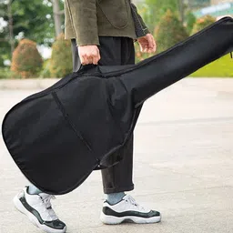 amg music Acoustic Guitar String with Guitar Bridge Saddle Set, Bag,Tuner,Capo Guitar Strap &Picks Guitar String image 5