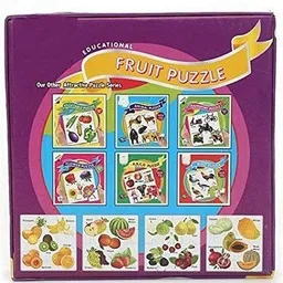 pezyox Educational Fruit Jigsaw Puzzle for Kids to Enhance Their Knowledge About Fruit and Teach Your Kids About Fruits. image 4