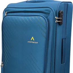 aristocrat Soft Body Set of 2 Luggage 4 Wheels - FORT NXT ( SMALL , MEDIUM SIZE ) - Teal image 2