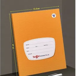 target publications Medium Square Maths Notebooks for School Kids |Hard Cover| 15.5 x 19 cm|Set of 9 Regular Notebook Square 76 Pages image 3