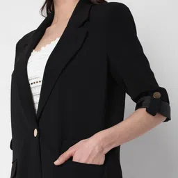 vero moda Women Solid Single Breasted Casual Blazer image 5