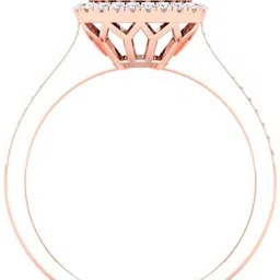 avsar R-3641 14kt Cubic Zirconia Rose Gold ring image 3