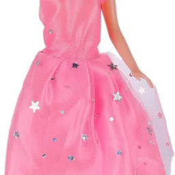 zm store PRITTY GIRL DOLL SET WIRH BABY DOLL WITH 4 DRESS MULTICOLOR ( MADE IN INDIA ) image 2