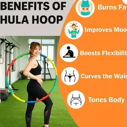 sawariya store Collapsible Hula Hoop Exercise Ring for Kids and Adults Hula Hoop-picture-17