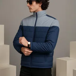 renuovo Men Colorblock Puffer Jacket image 3