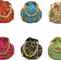 preesa Women Khaki Potli-picture-21