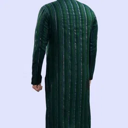 tibra collection Men Striped Cotton Blend Straight Kurta image 2