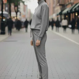 mack jonney Solid Women Track Suit image 2