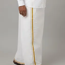 VIVEAGHAM Dhoti Solid Men Dhoti image 1
