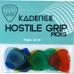 kadence 10 Guitar Picks with Hostile Grip in multicolor Guitar Pick image 5