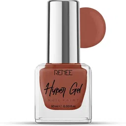 renee Hyper Gel Nail Paint Cinnamon Red, Chip Resisting Formula, High Shine Polish Cinnamon Red-picture-25