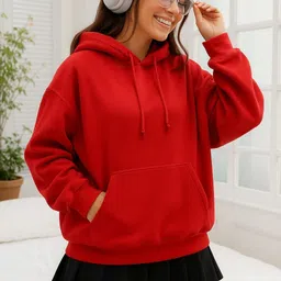 lwexs Women Full Sleeve Solid Hooded Sweatshirt-picture-42