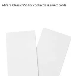 wekonnect Mifare Classic 1K 13.56 Mhz RFID Smart Card 0.8mm Thin Cards, Contactless Thermal Printable Card (Pack of 100) for Time Attendance System & Access Control image 2