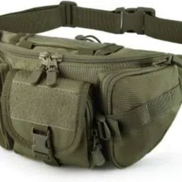 fast fashion Small 4 L Laptop Backpack Trendy Waterproof Waist Bag for Men & Women travel pouch, running belt Waist bag image 1