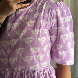 auriprx fashion Printed Viscose Rayon Stitched Anarkali Gown image 4