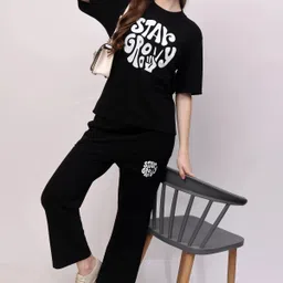 stem rope Tshirt Palazzos Co-ords Set-picture-14