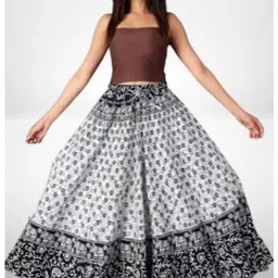 tankaviss Women Printed Regular White Skirt-picture-21