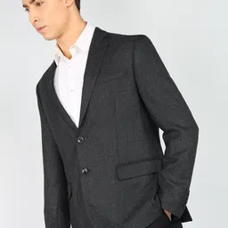 arrow Men Self Design Single Breasted Festive & Wedding Blazer image 3