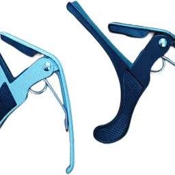 2 B4 capo Black & Silver Spring Guitar Capo-image-20