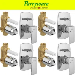 parryware Euclid concealed Diverter Body with Concealed Upper Part set of 4 pic 207 Euclid Diverter with upper trim | Hot and Cold water Mixer | Complete set Diverter Faucet-picture-20