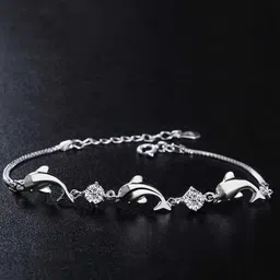 myki Sterling Silver Crystal Gold-plated Bracelet-picture-27