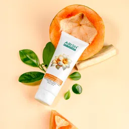 arish bio-natural Papaya Chandan Depigmentation |Fades Blemishes, Evens Skin Tone Face Wash image 3