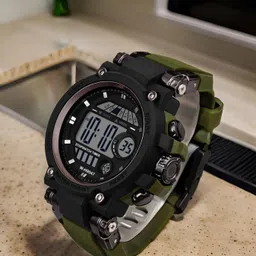 otage Polyurethane Premium Brand - A Digital Watch Shockproof Multi-Functional Digital Watch - For Men Casual Dial-picture-17