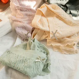 deermi fashion Pack of 3 Women Bikini Multicolor Panty-picture-34