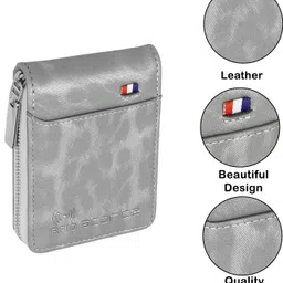 storite Women Casual, Formal, Travel, Trendy Grey Artificial Leather RFID Wallet image 3
